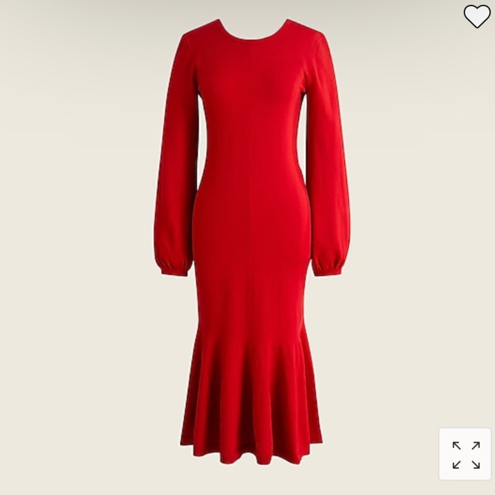 J.crew Twist-back sweater-dress NWT